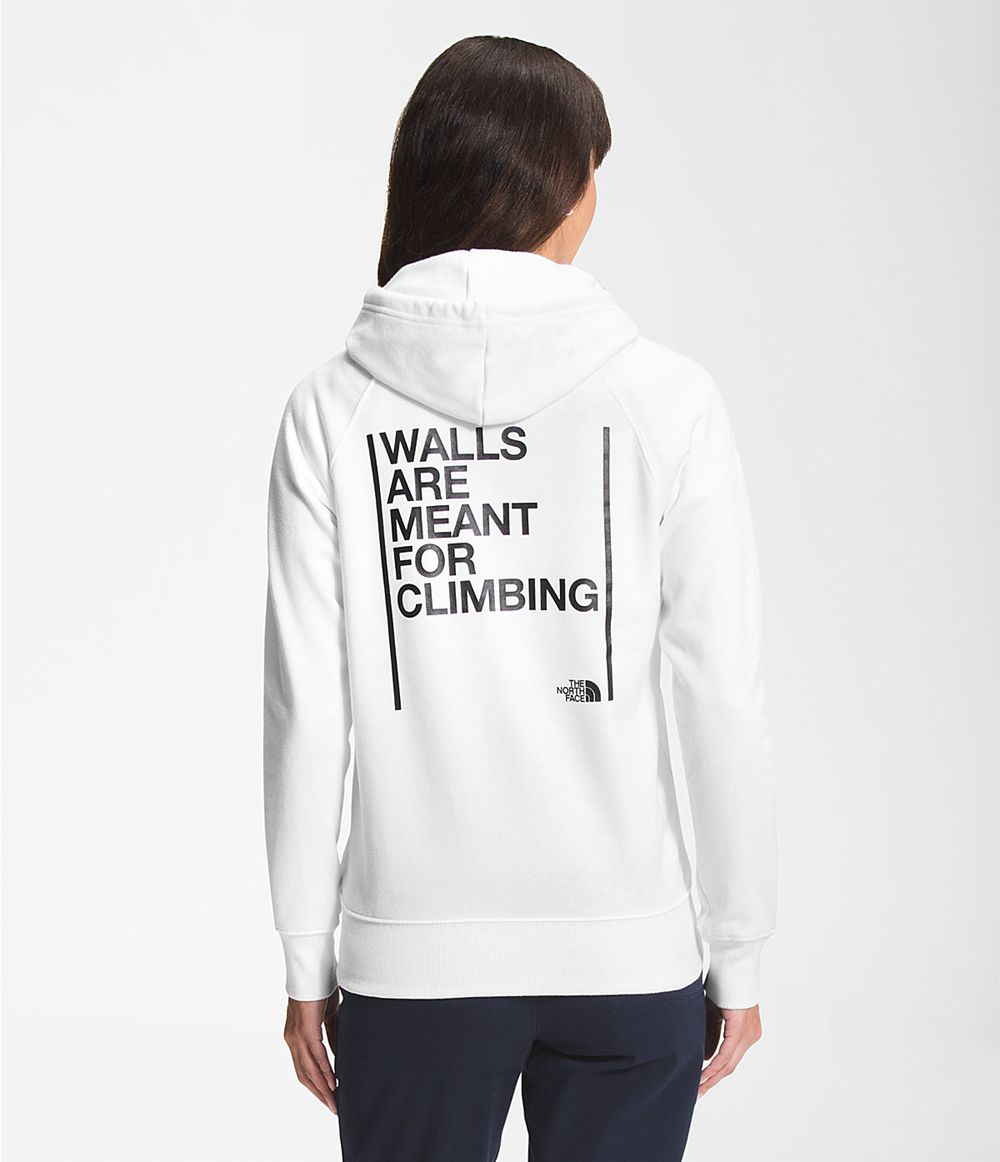 The North Face Walls Pullover Kapuzenpullover Damen - Weiß CH-893MQQA